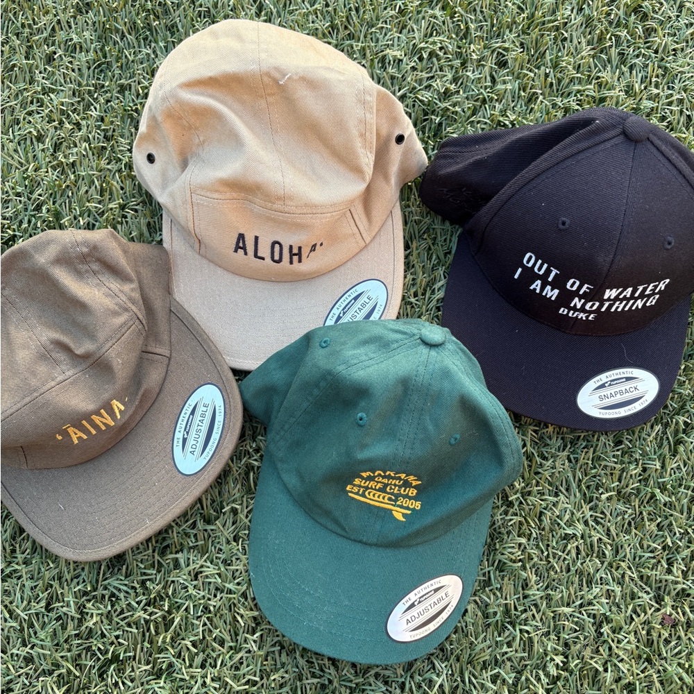 Aloha Modern Hats, Set of Four, Brand New
